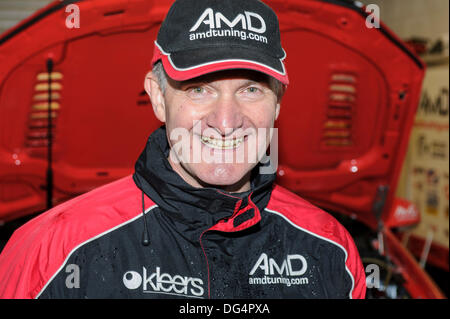Brands Hatch, Kent, UK. 13th Oct, 2013. AmD's Shaun Hollamby during the final day of the Dunlop British Touring Car Championships from the Brands Hatch track. Credit:  Action Plus Sports/Alamy Live News Stock Photo