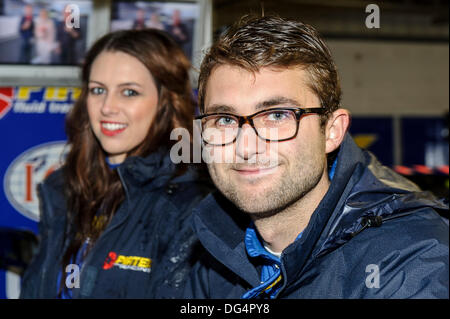Brands Hatch, Kent, UK. 13th Oct, 2013. Pirtek Racing's Andrew Jordan during the final day of the Dunlop British Touring Car Championships from the Brands Hatch track. Credit:  Action Plus Sports/Alamy Live News Stock Photo