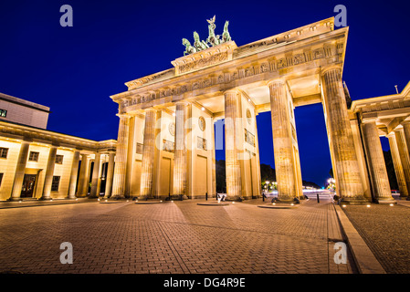 Brandenburg Gate in Berlin, Germany. Stock Photo