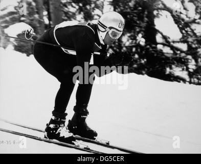 Robert Redford, On-Set of the Film, Downhill Racer, 1969 Stock Photo