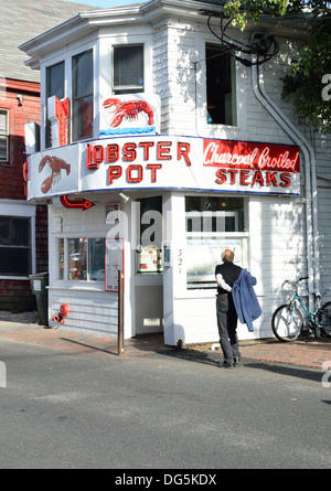 Lobster Pot restaurant on Commercial Street in Provincetown Cape Cod Massachusetts USA Stock Photo