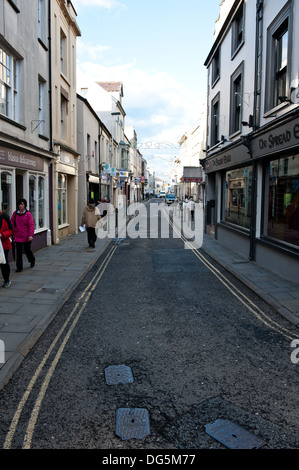 A view of  King Street in the town of Carmarthen, Carmarthenshire,Wales,UK Stock Photo