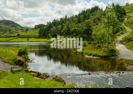 Watendlath Tarn, Lake District, Cumbria, England Stock Photo