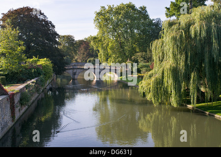 Clare College Bridge over the river Cam, Cambridge, England, UK Stock Photo