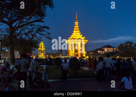 Cambodia marks 1st anniversary of King Father Norodom Sihanouk's death Credit:  Combre Stephane / Alamy Live News Stock Photo