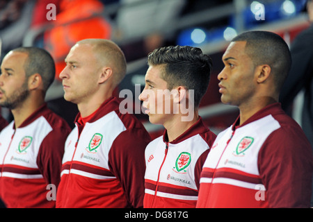 Wrexham born Harry Wilson who is Wales youngest football international. At 16 years and 207 days. Stock Photo