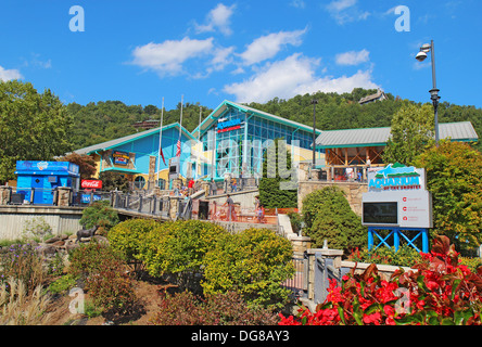 Ripleys Aquarium of the Smokies in downtown Gatlinburg, Tennessee Stock Photo