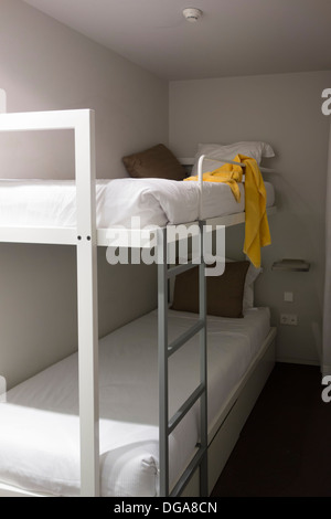 Bedroom with bunk beds Stock Photo