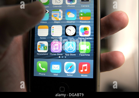Apple iPhone 4s mobile smart phone Stock Photo