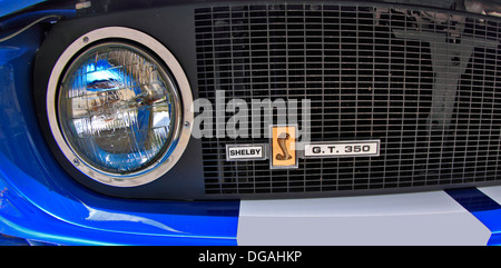 Close up of grille of 1968 Ford Mustang Stock Photo