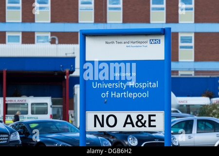 University Hospital of Hartlepool, Hartlepool, England, UK Stock Photo