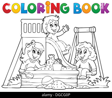 https://l450v.alamy.com/450v/dgcg0p/coloring-book-playground-theme-1-picture-illustration-dgcg0p.jpg