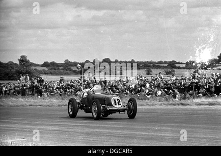 Bob Gerard driving an ERA in the International Trophy at Silverstone ...