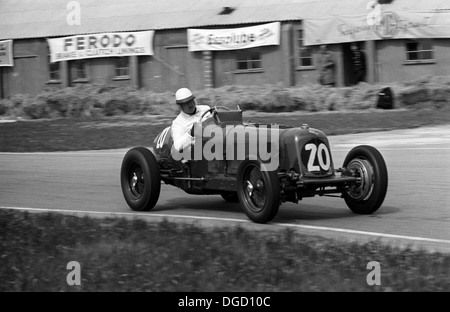 An ERA competing in the Festival of Britain Trophy race at Goodwood, England 1951. Stock Photo