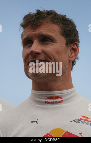 Portrait of formula 1 driver David Coulthard Stock Photo