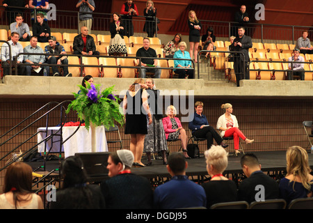 College convocation ceremony in Ontario, Canada Stock Photo