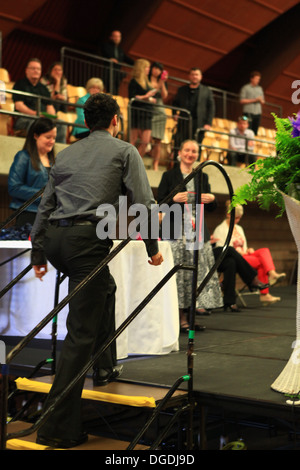 College convocation ceremony in Ontario, Canada Stock Photo