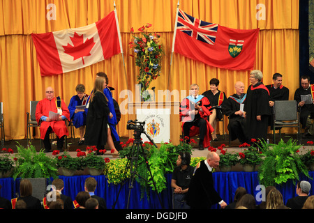 College convocation ceremony in Ontario, Canada Stock Photo