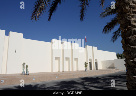 External view of the Bahrain Fort Museum, Al Qalah, Kingdom of Bahrain Stock Photo