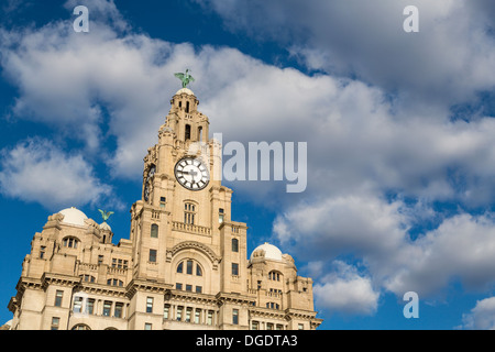 Liver Building Liverpool England Stock Photo