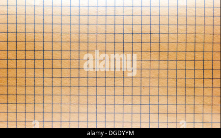 brown squared paper sheet background Stock Photo