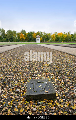 Germany, Bavaria, Dachau, Kz-Gedenkstaette Memorial center Stock Photo
