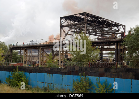 Temirtau industrial complex, Kazakhstan Stock Photo