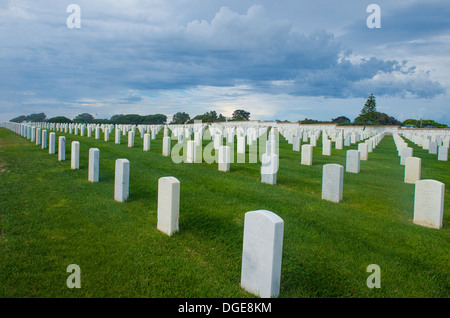 United States Military Cemetery in Point Loma San Diego, California Stock Photo