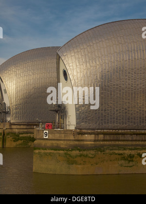 The Thames Barrier London England Stock Photo