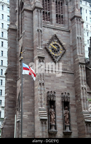 Trinity Church in lower Manhattan Stock Photo