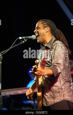 Kenny Neal, a blues musician. swamp blues ,guitar player,soloist, Stock Photo