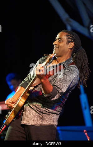 Kenny Neal, a blues musician. swamp blues ,guitar player,soloist, Stock Photo