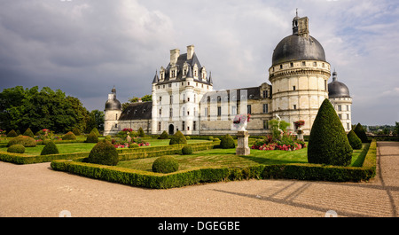 Chateau of Valencay in the Loire Valley, Indre, departement, France Stock Photo