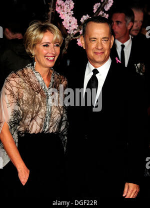 London, UK. 20th Oct, 2013. Emma Thompson: Tom Hanks attends the World Premiere of Saving Mr.Banks on the 57th BFI London Film Festival Cloing Night Gala at The Odeon Leicester Square , London.20-10-2013 Credit:  Peter Phillips/Alamy Live News Stock Photo