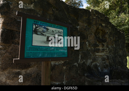 The historic De Leon Springs State Park in Central Florida Fountain of Youth Stock Photo