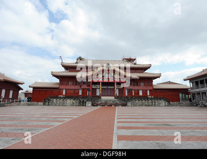 Shuri Castle in Naha in Okinawa Prefecture, Japan. Stock Photo