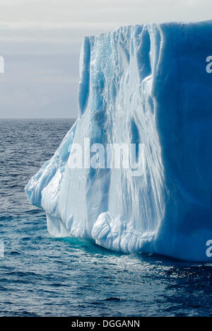 Icebergs frozen into the fjords of Baffin Island, Nunavut, Canada Stock ...