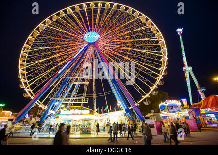 Ferris wheel, fairground, Stuttgart Beer Festival, Cannstatter Wasen, Bad Cannstatt, Stuttgart, Baden-Wuerttemberg Stock Photo