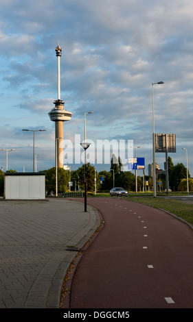 Observation tower Euromast in Rotterdam, Netherlands Stock Photo