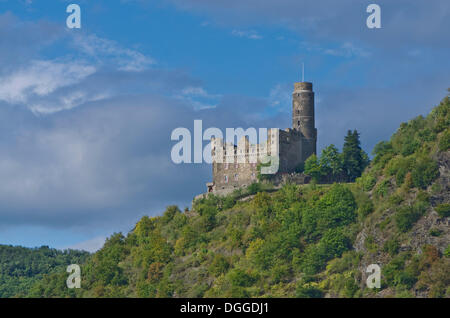 Burg Maus Castle, St. Goarshausen, Rhineland-Palatinate Stock Photo
