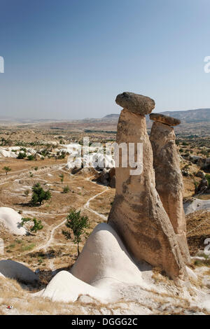 landscape with fairy chimney rocks in mountains Stock Photo - Alamy