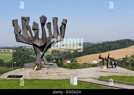 Jewish monument in the Monument Park, Mauthausen Concentration Camp, Perg, Upper Austria, Austria, Europe Stock Photo