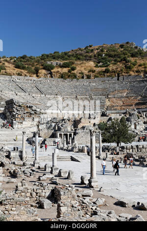 Great Theatre, UNESCO World Heritage Site, Ephesus, Ephesos, Efes, Izmir, Turkish Aegean, western Turkey, Turkey, Asia Stock Photo