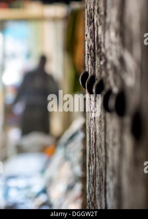 Old Door Inside The Old Bazaar, Tabriz, Iran Stock Photo