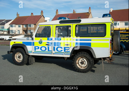 Merseyside Police off Road Land Rover 4x4 Stock Photo