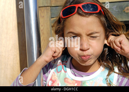 MR Portrait Of Morgana A Cute Seven Year Old Brazilian Girl Playing On ...