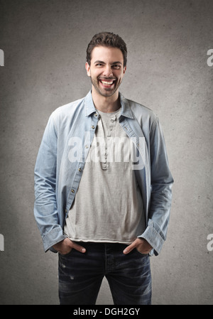 Portrait of a smiling man Stock Photo