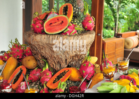 An Array of Tropical Fruits Stock Photo