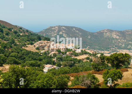 Lavatoggio, North Corsica, France Stock Photo