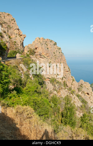 Calanques de Piana, West Corsica, France Stock Photo